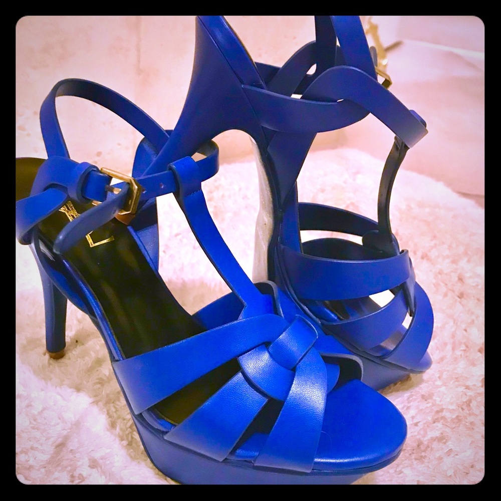 YSL Tribute. Cobalt Blue. US 7 - 7.5